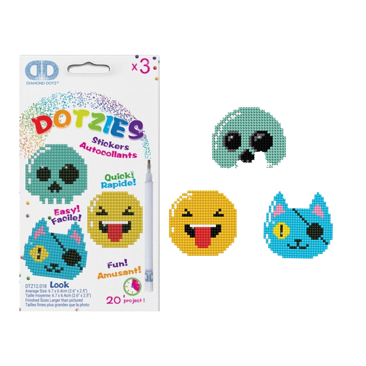 Diamond Dotz Kits - LOOK Diamond Painting Artwork Kit Diamond Painting Kits, Diamond Art Kits for Adults, Gem Art, Diamond Art, Diamond Dotz Kits